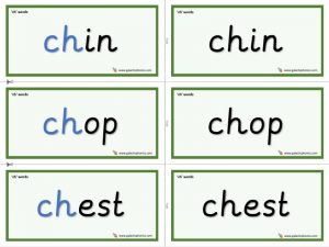 ch word cards