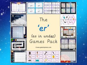 er (short) phonics games pack