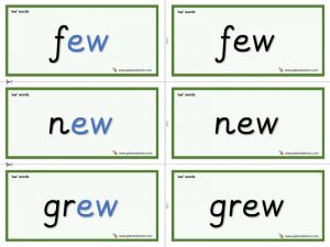 ew word cards