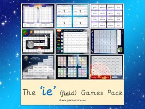 ie (long e) phonics games pack