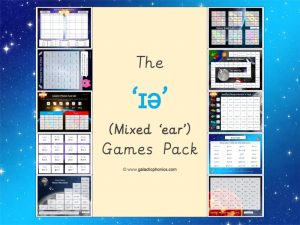 mixed 'ear' phonics games pack