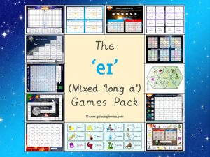 mixed long a phonics games pack