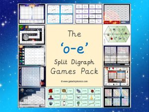 o-e (split digraph) phonics games pack