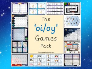 oi and oy phonics games pack