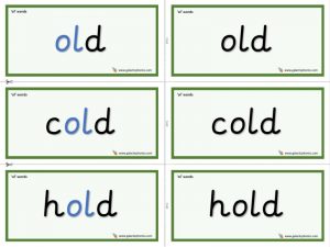 ol (long o) word cards