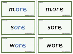ore word cards