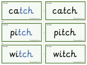 tch word cards