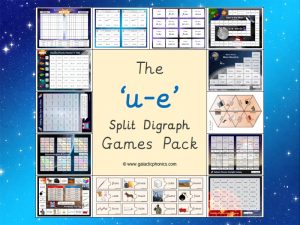 u-e (split digraph) phonics games pack