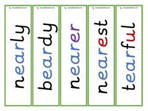 ear root word cards (other)