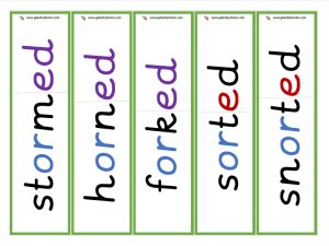 or root word cards (ed)