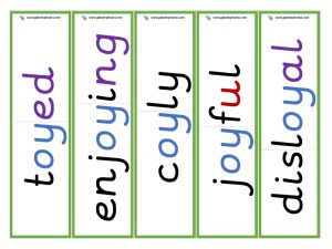 oy root word cards