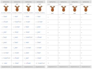 eer spelling strips