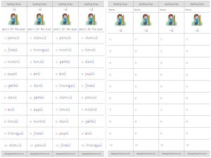 il spelling strips
