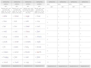prefix un- spelling strips