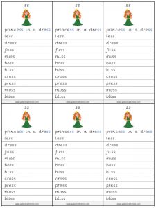 ss spelling lists