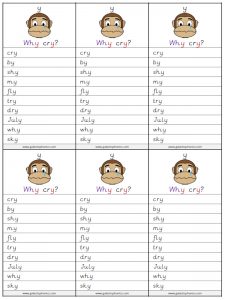 y (long i) spelling lists