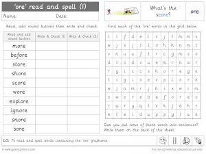 ore read and spell worksheet (1)