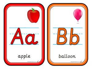 alphabet wall display