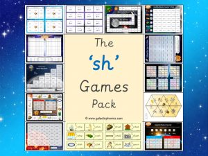 The 'sh' Phonics Games Pack