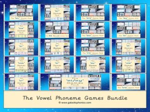 The Vowel Phoneme Games Bundle