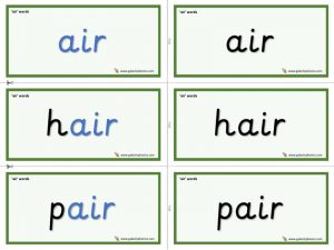 air word cards