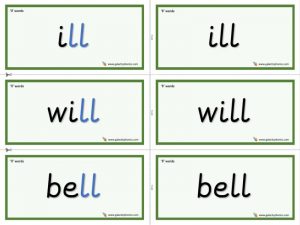 ll word cards