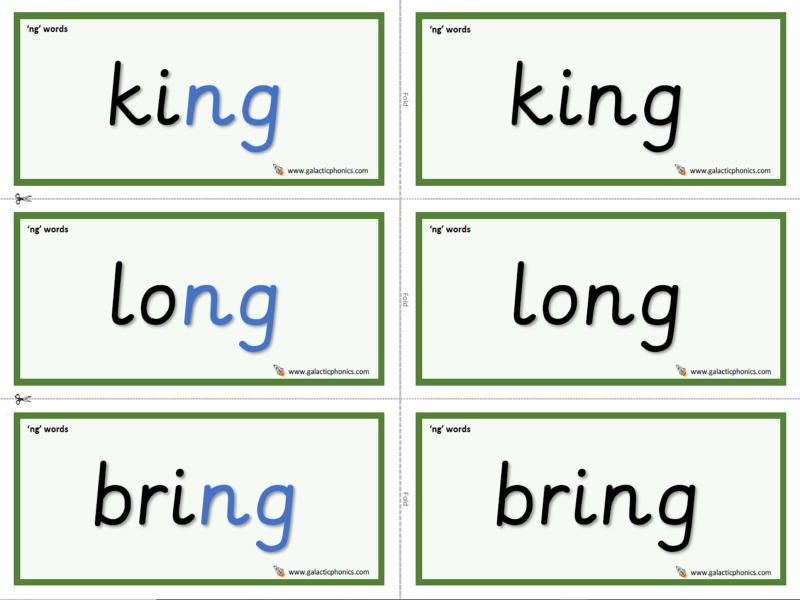 Ng Phonics Worksheets And Games Galactic Phonics
