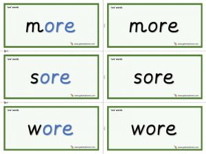 ore word cards