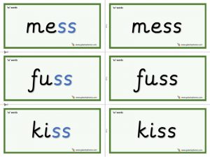 ss word cards