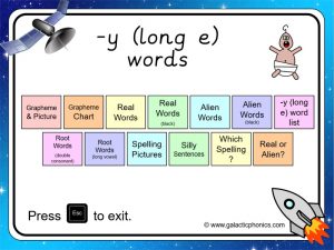 -y (long e) phonics powerpoint