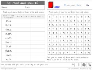 th read and spell worksheet (1)